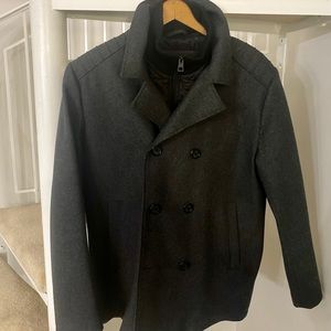 Guess Gray Pea Coat